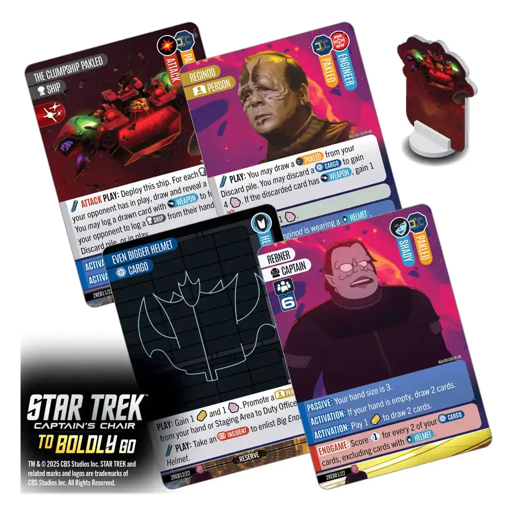 Star Trek: Captain&#039;s Chair To Boldly Go Angol nyelvű kártyajáték termékfotó