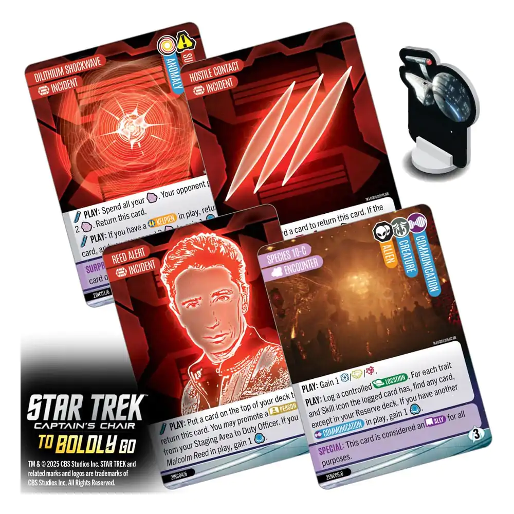 Star Trek: Captain&#039;s Chair To Boldly Go Angol nyelvű kártyajáték termékfotó