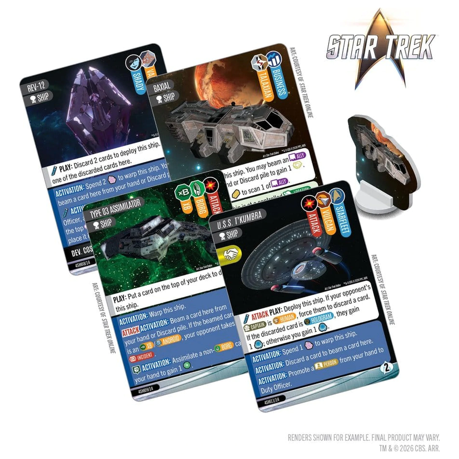 Star Trek: Captain's Chair Card Game: Resistance is Futile Angol nyelvű kártyajáték termékfotó