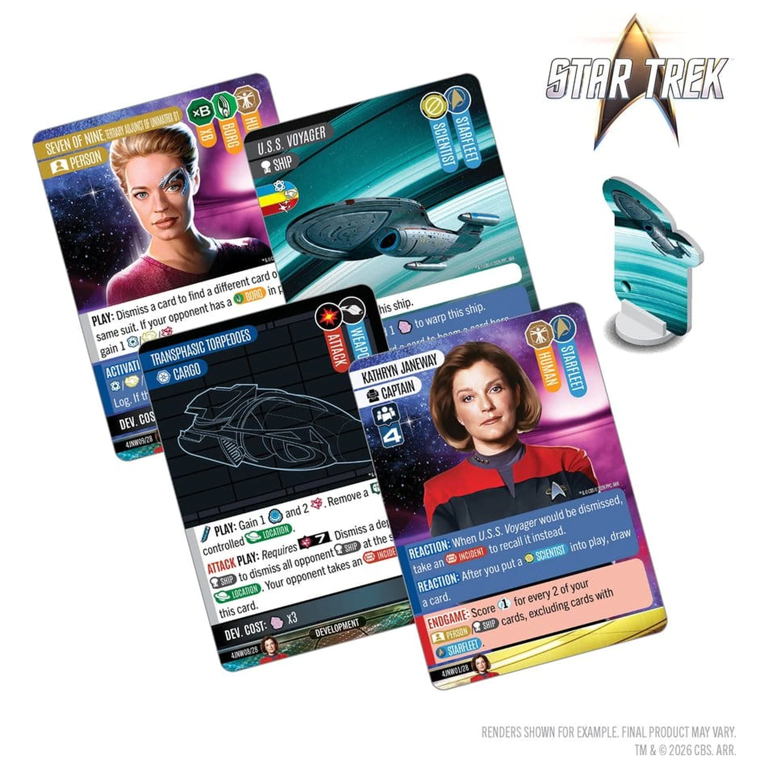 Star Trek: Captain's Chair Card Game: Resistance is Futile Angol nyelvű kártyajáték termékfotó