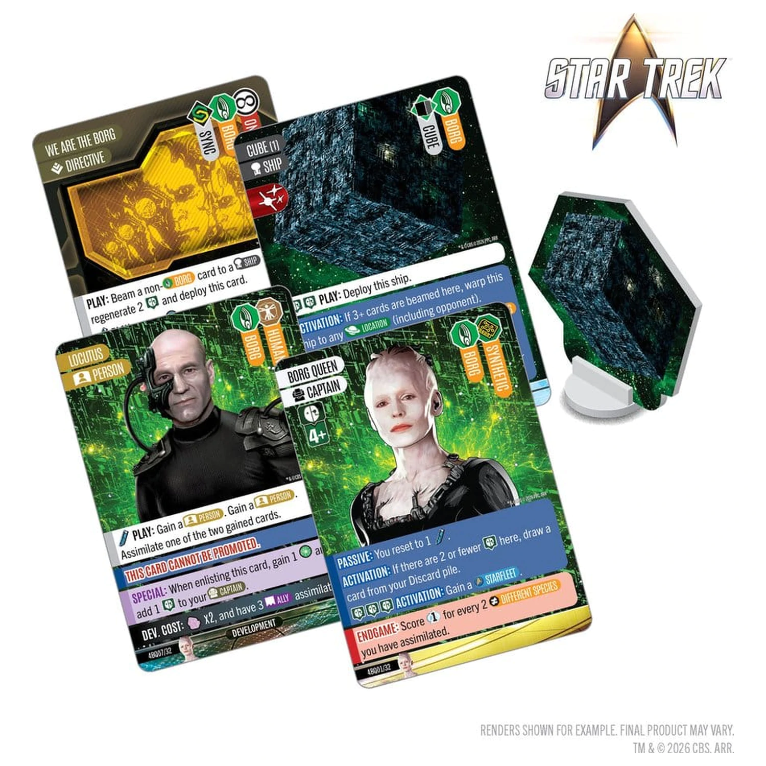 Star Trek: Captain's Chair Card Game: Resistance is Futile Angol nyelvű kártyajáték termékfotó