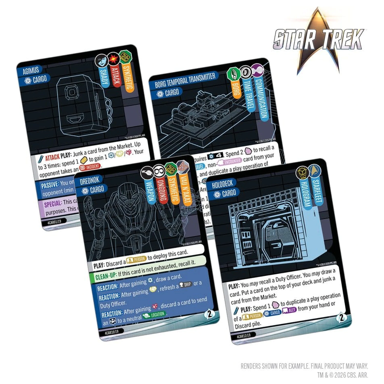 Star Trek: Captain's Chair Card Game: Resistance is Futile Angol nyelvű kártyajáték termékfotó