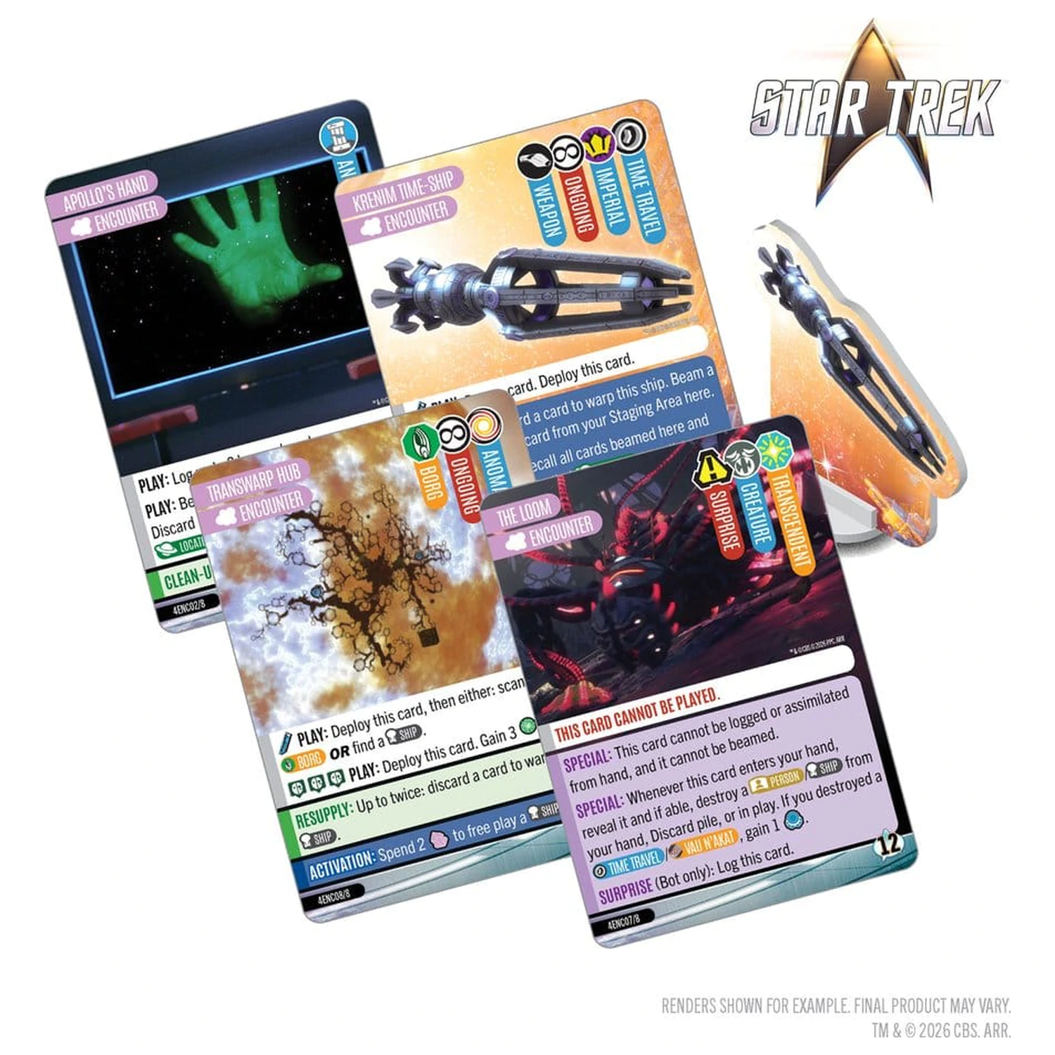 Star Trek: Captain's Chair Card Game: Resistance is Futile Angol nyelvű kártyajáték termékfotó