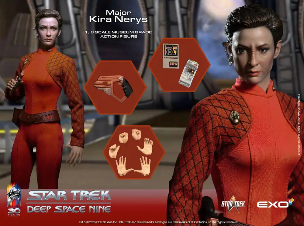 Star Trek: Deep Space Nine 1/6 Kira Nerys akciófigura 28 cm termékfotó