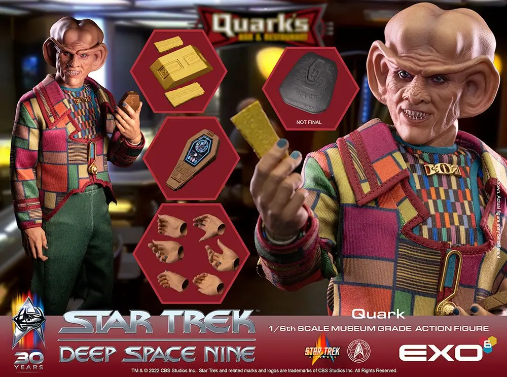 Star Trek: Deep Space Nine 1/6 Quark akciófigura 28 cm termékfotó