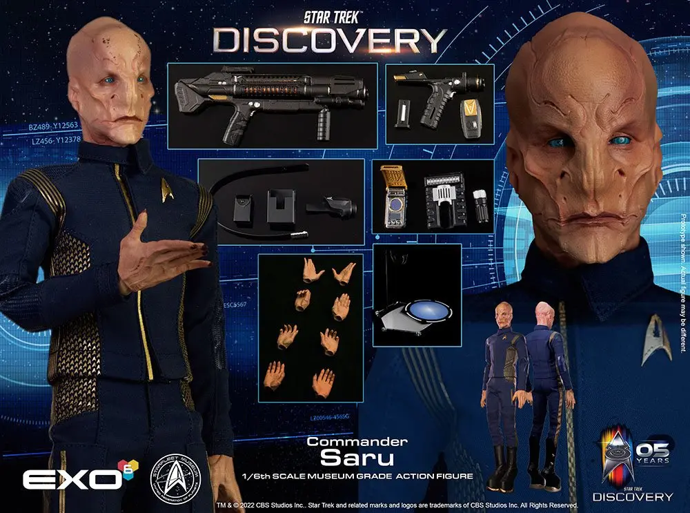 Star Trek: Discovery 1/6 Saru akciófigura 35 cm termékfotó