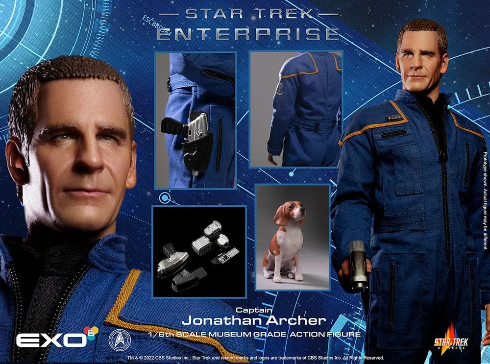 Star Trek: Enterprise 1/6 Captain Jonathan Archer akciófigura 31 cm termékfotó