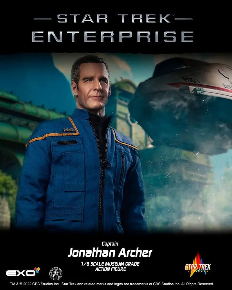Star Trek: Enterprise 1/6 Captain Jonathan Archer akciófigura 31 cm termékfotó