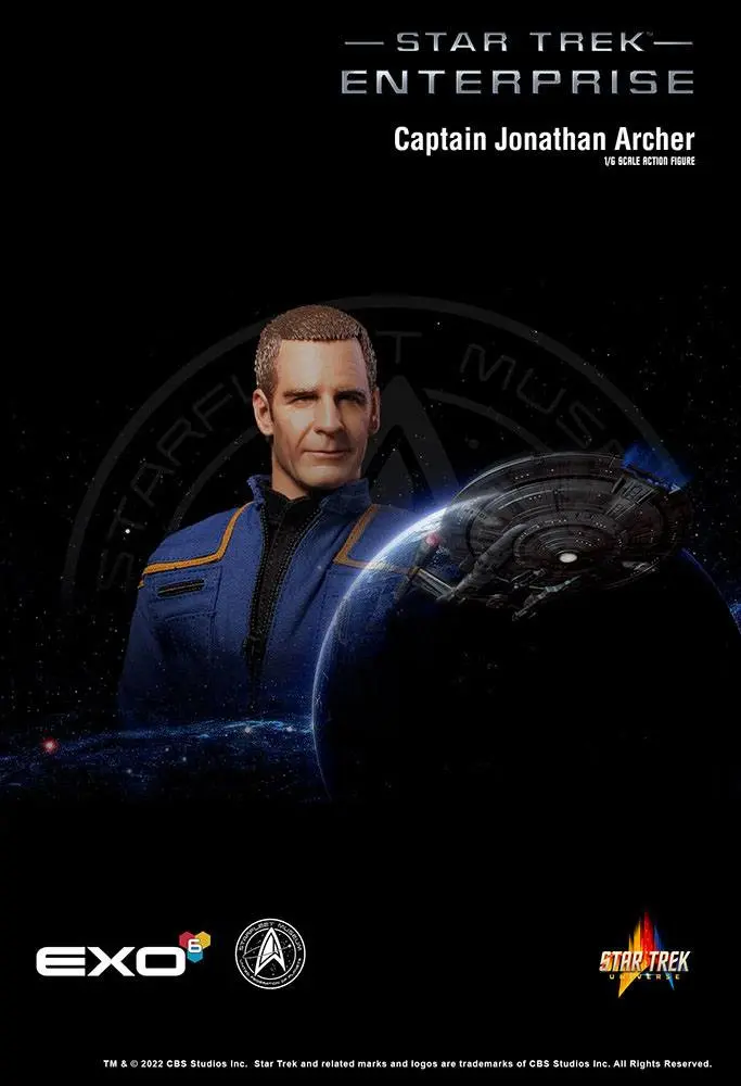 Star Trek: Enterprise 1/6 Captain Jonathan Archer akciófigura 31 cm termékfotó
