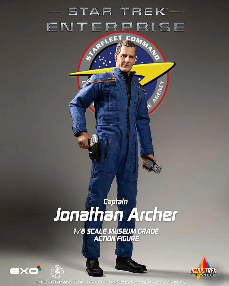 Star Trek: Enterprise 1/6 Captain Jonathan Archer akciófigura 31 cm termékfotó