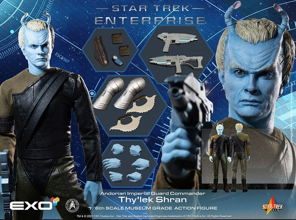 Star Trek: Enterprise Action Figure 1/6 Thy'lek Shran 29 cm termékfotó