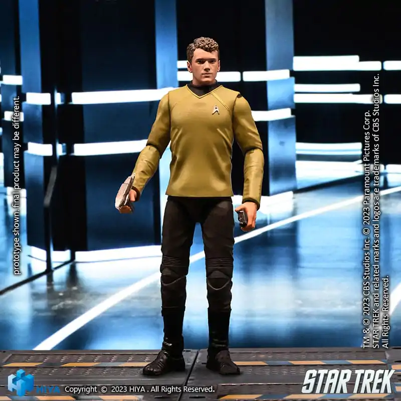 Star Trek Exquisite 1/18 Star Trek 2009 Chekov Mini akciófigura 10 cm termékfotó