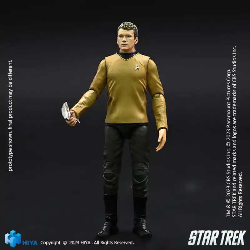 Star Trek Exquisite 1/18 Star Trek 2009 Chekov Mini akciófigura 10 cm termékfotó