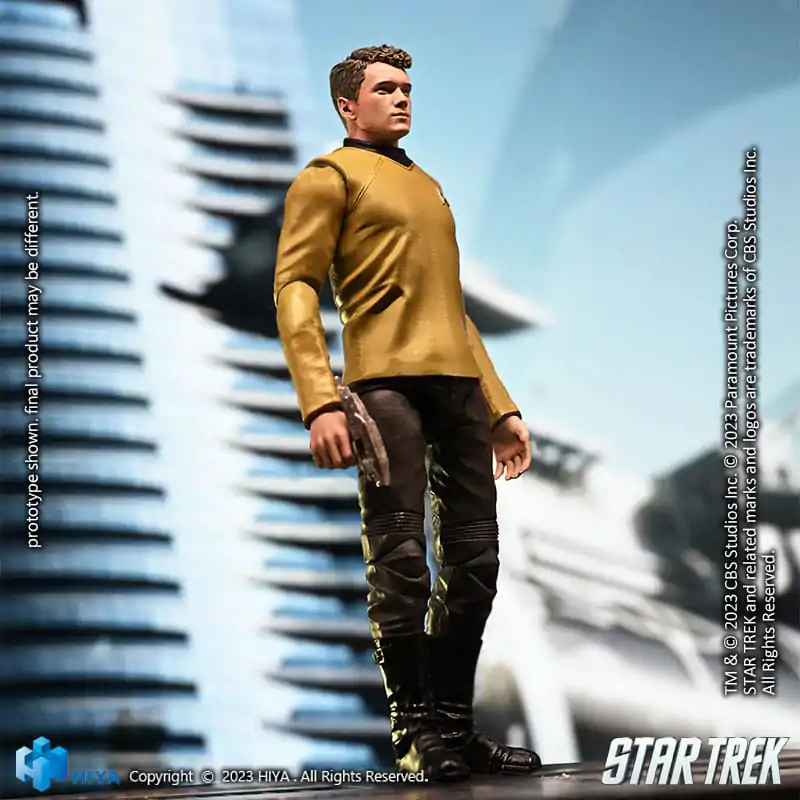 Star Trek Exquisite 1/18 Star Trek 2009 Chekov Mini akciófigura 10 cm termékfotó