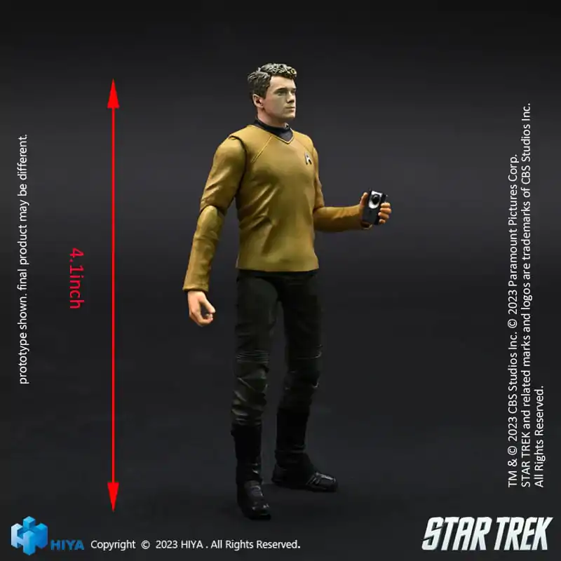 Star Trek Exquisite 1/18 Star Trek 2009 Chekov Mini akciófigura 10 cm termékfotó