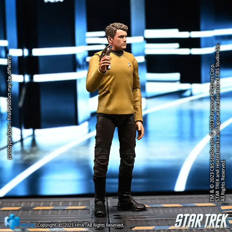 Star Trek Exquisite 1/18 Star Trek 2009 Chekov Mini akciófigura 10 cm termékfotó