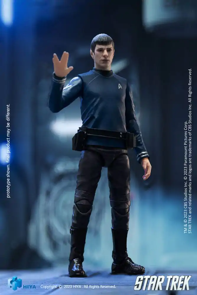 Star Trek Exquisite 1/18 Star Trek 2009 Spock Mini akciófigura 10 cm termékfotó