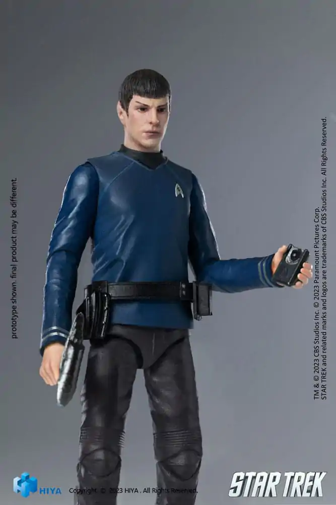 Star Trek Exquisite 1/18 Star Trek 2009 Spock Mini akciófigura 10 cm termékfotó