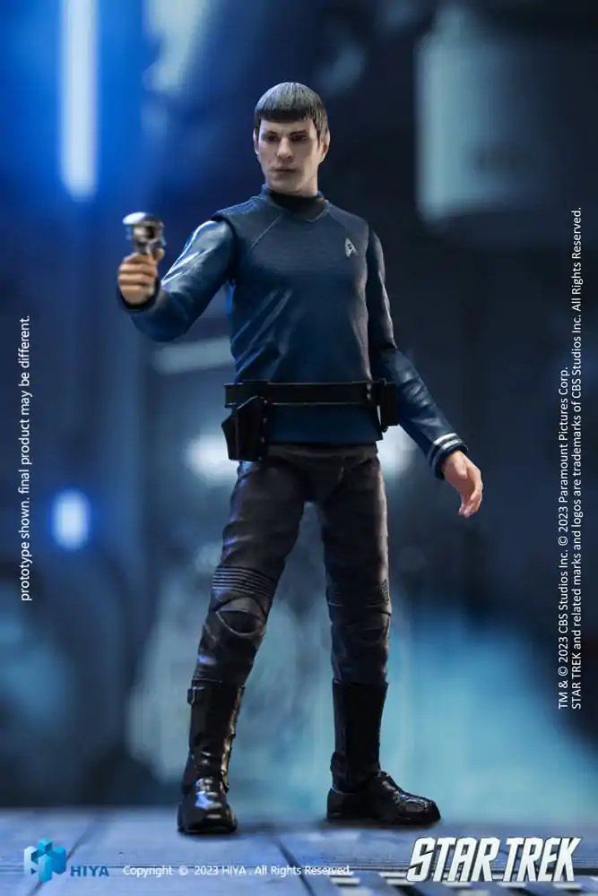 Star Trek Exquisite 1/18 Star Trek 2009 Spock Mini akciófigura 10 cm termékfotó