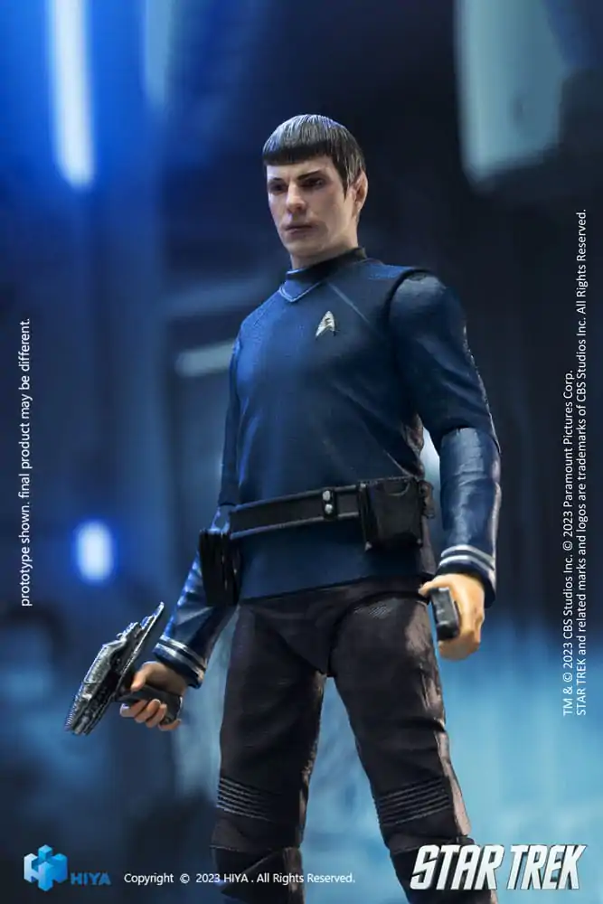 Star Trek Exquisite 1/18 Star Trek 2009 Spock Mini akciófigura 10 cm termékfotó