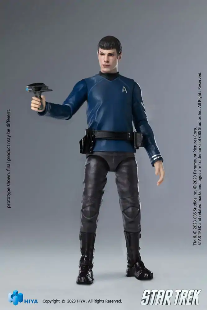 Star Trek Exquisite 1/18 Star Trek 2009 Spock Mini akciófigura 10 cm termékfotó