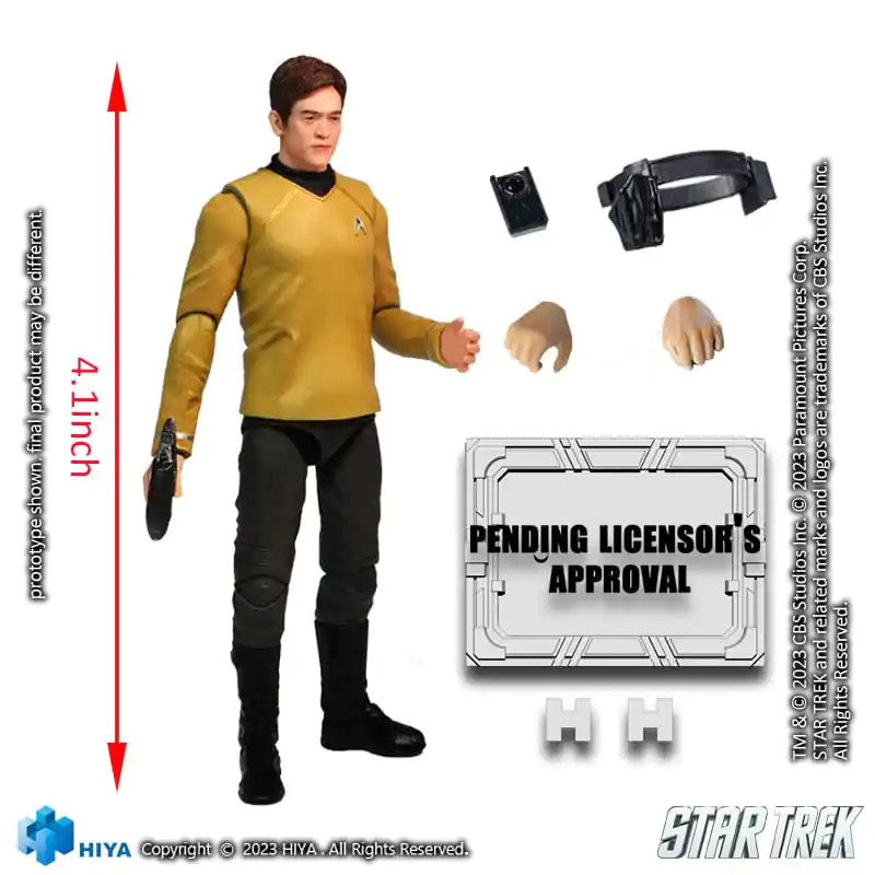 Star Trek Exquisite Mini Actionfigur 1/18 Star Trek 2009 Sulu 10 cm termékfotó