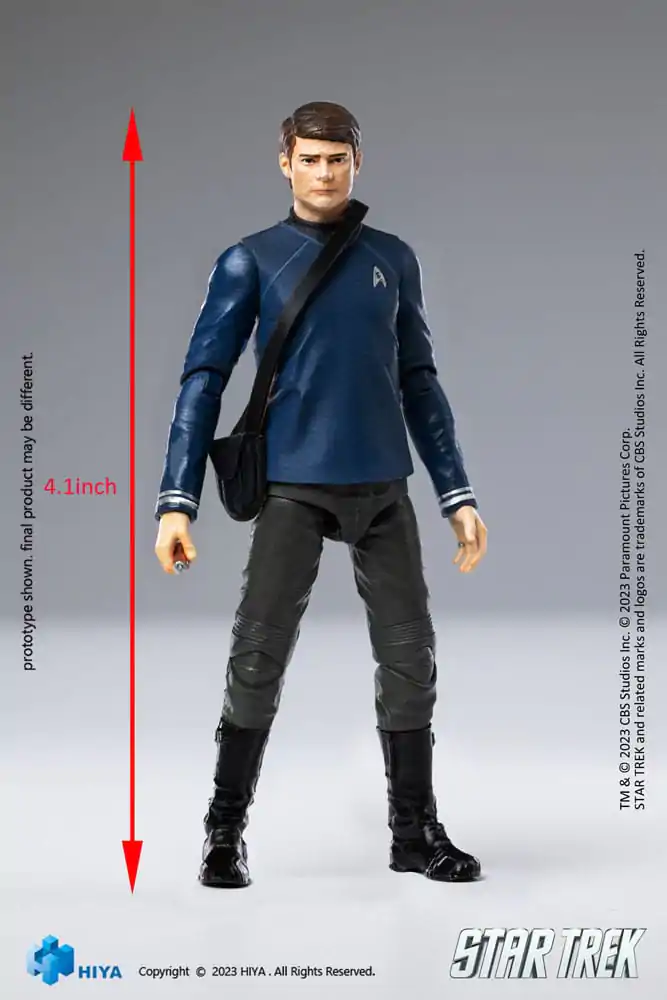 Star Trek Exquisite Mini Actionfigur 1/18 Star Trek 2009 McCoy10 cm termékfotó