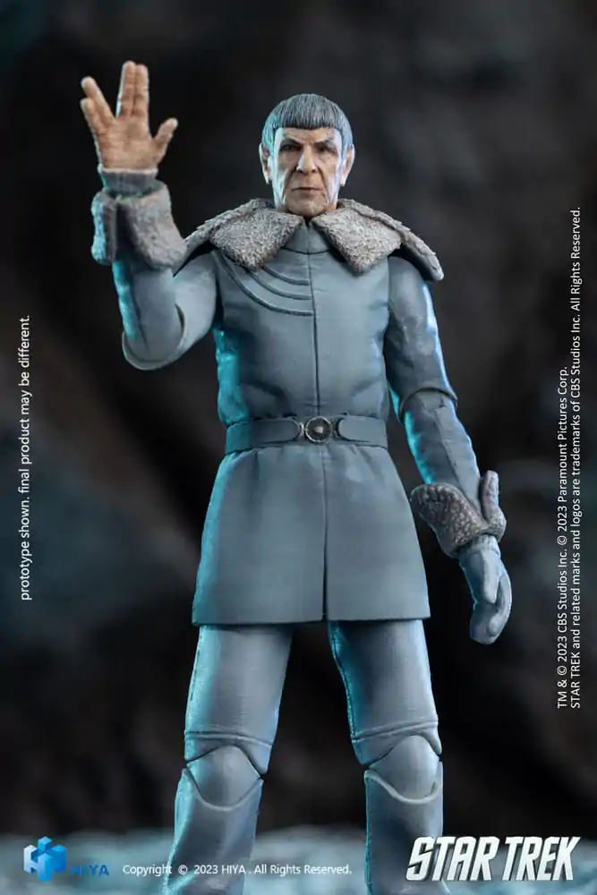 Star Trek Exquisite Mini akciófigura 1/18 Star Trek 2009 Spock Prime 10 cm termékfotó