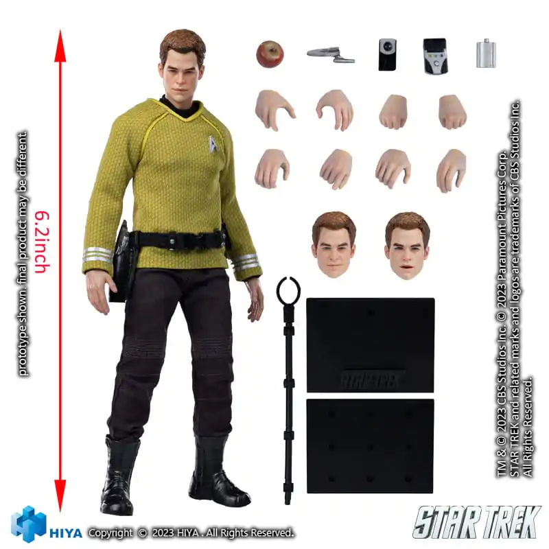 Star Trek Exquisite Super Series 1/12 Kirk akciófigura 16 cm termékfotó