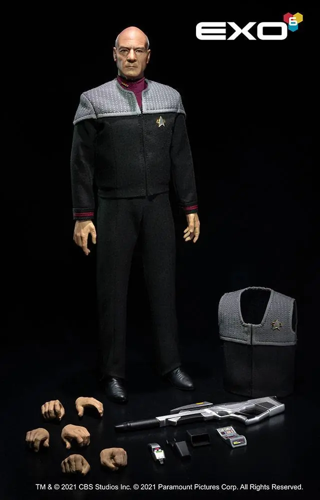 Star Trek: First Contact 1/6 Captain Jean-Luc Picard akciófigura 30 cm termékfotó