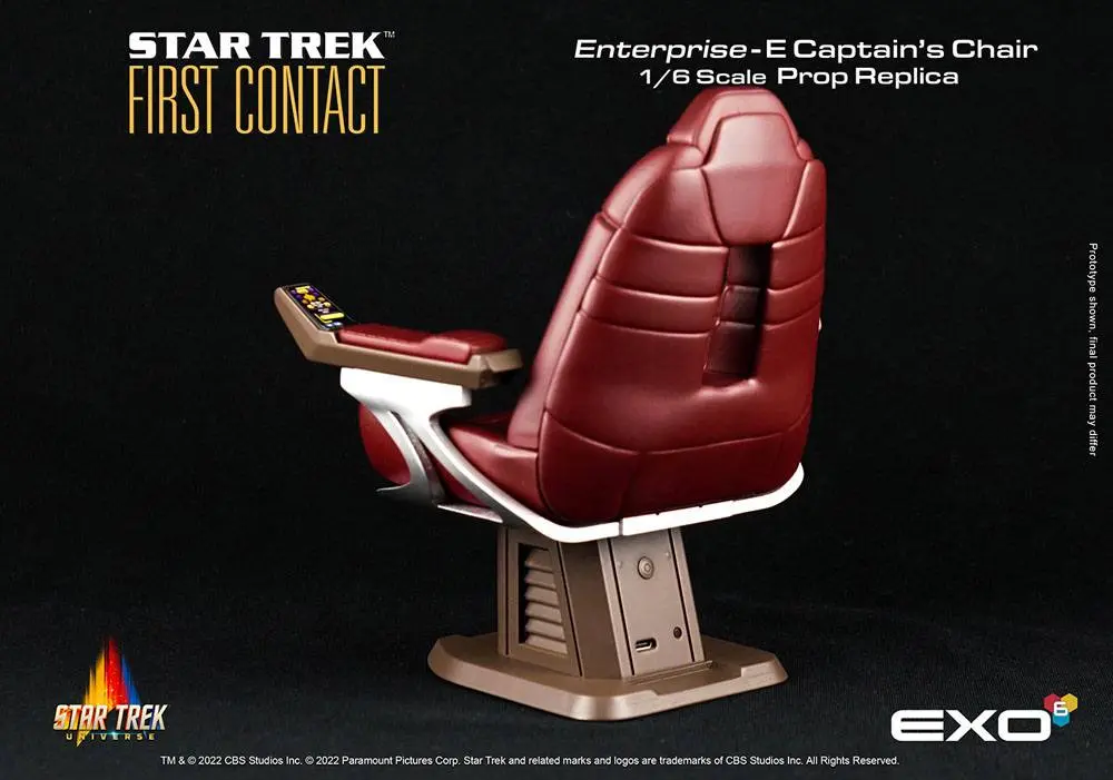 Star Trek: First Contact Replik 1/6 Enterprise-E Captain's Chair 15 cm termékfotó