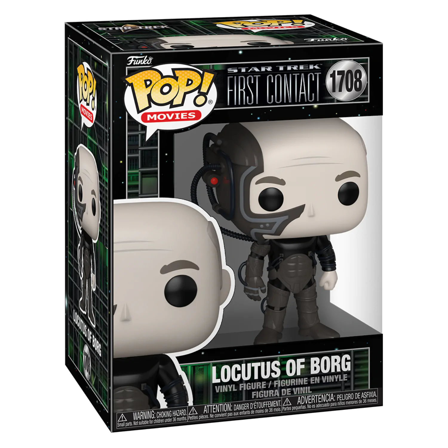 Star Trek First Contact Funko POP! TV Vinyl figura Picard(Borg) 9 cm termékfotó