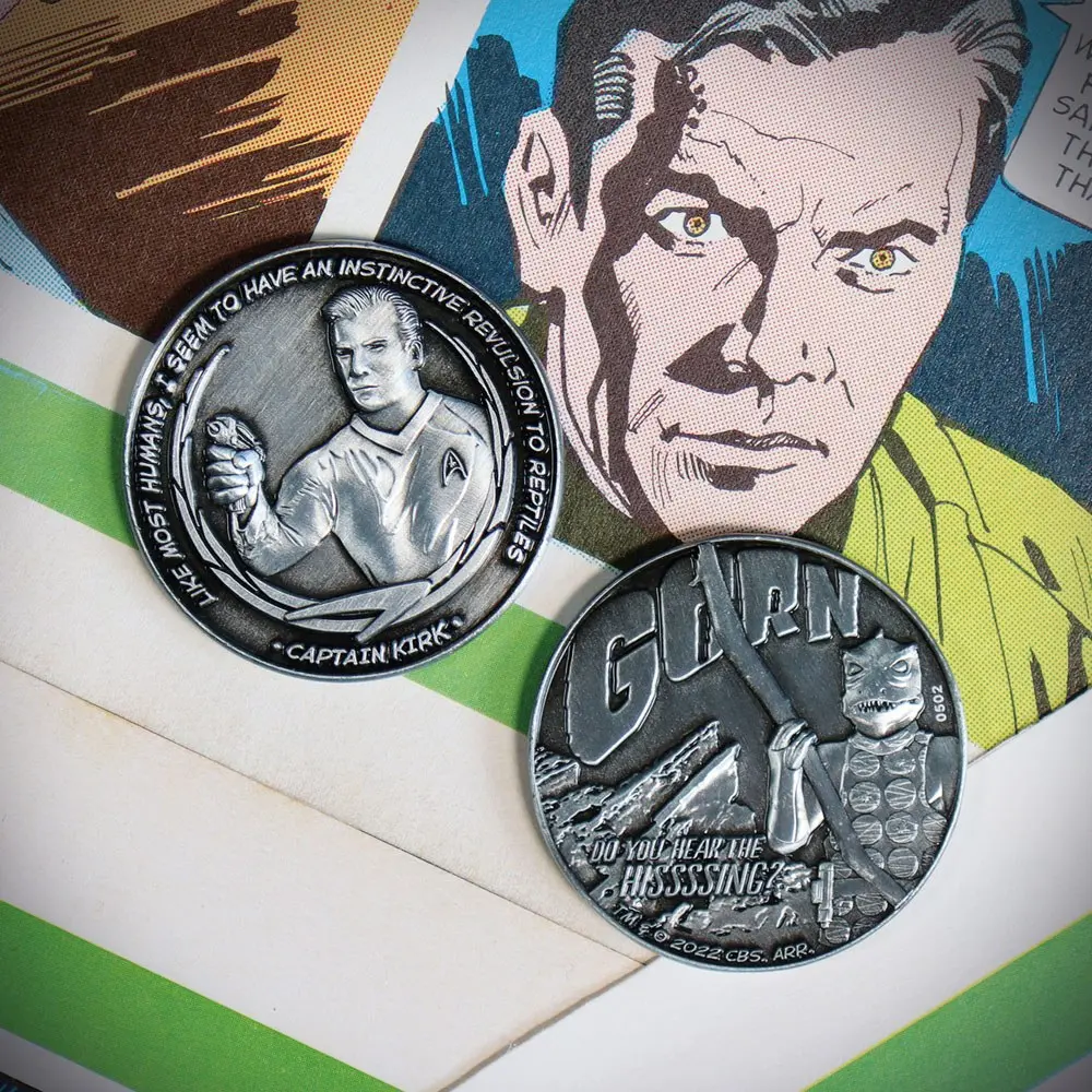 Star Trek Gyűjthető érme Captain Kirk and Gorn Limitált kiadás termékfotó