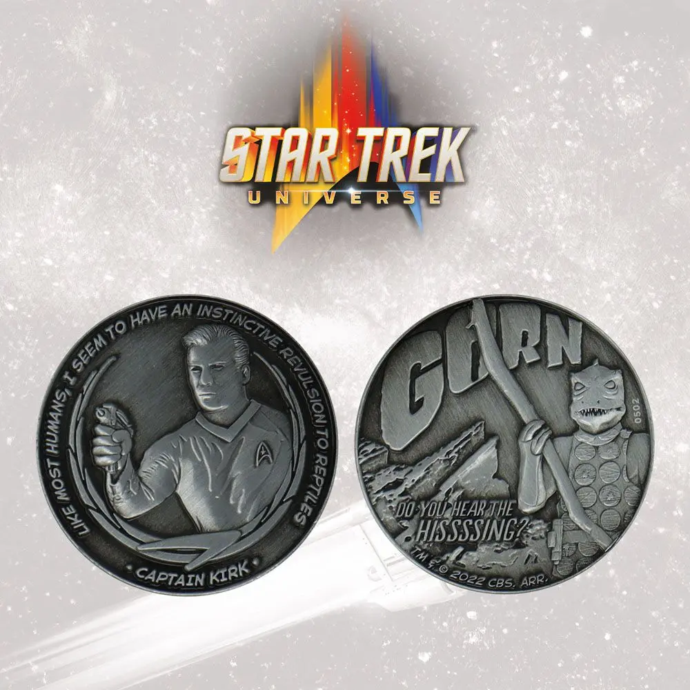 Star Trek Gyűjthető érme Captain Kirk and Gorn Limitált kiadás termékfotó
