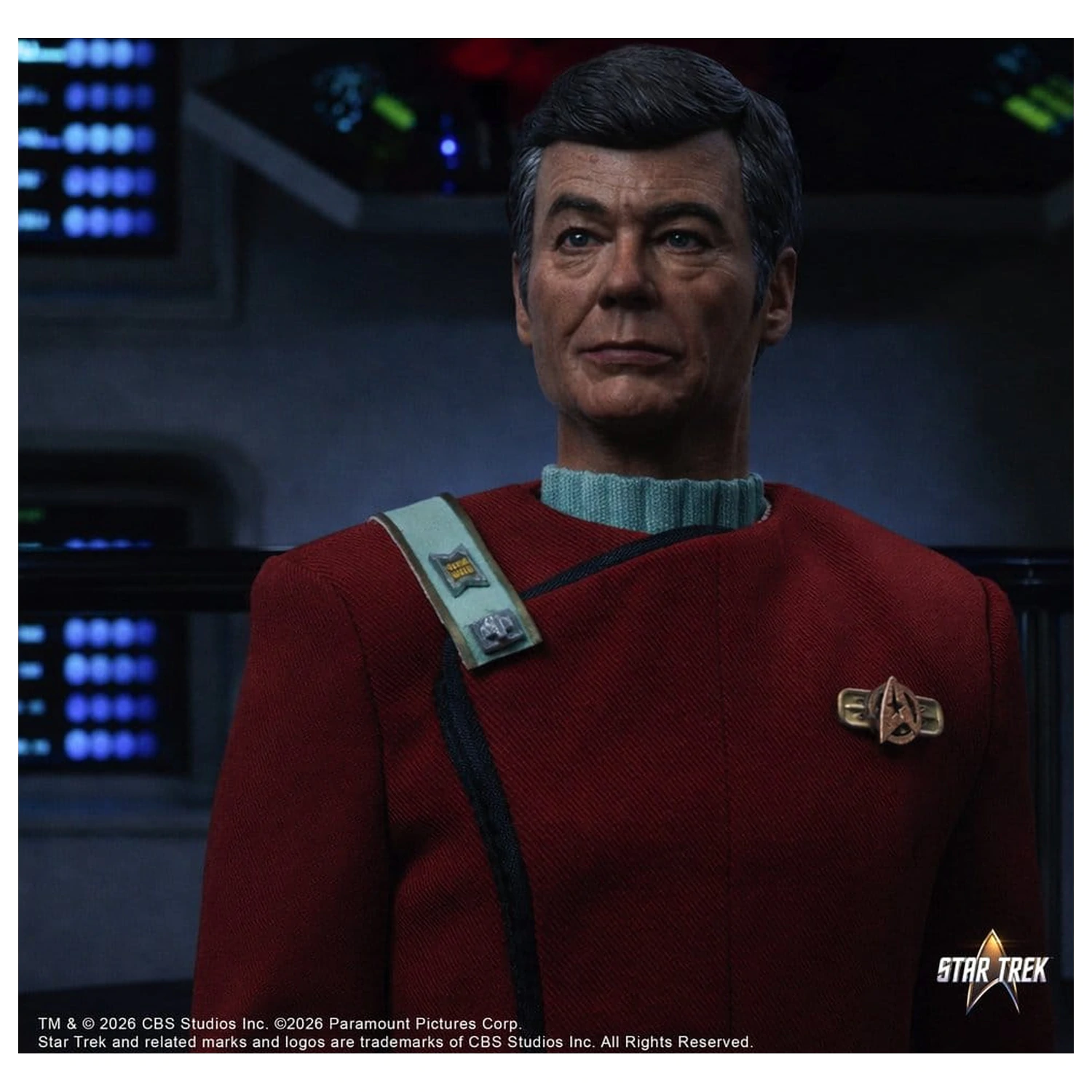 Star Trek II: The Wrath of Khan akciófigura 1/6 Dr. Leonard McCoy Kobayashi Maru Version 30 cm termékfotó