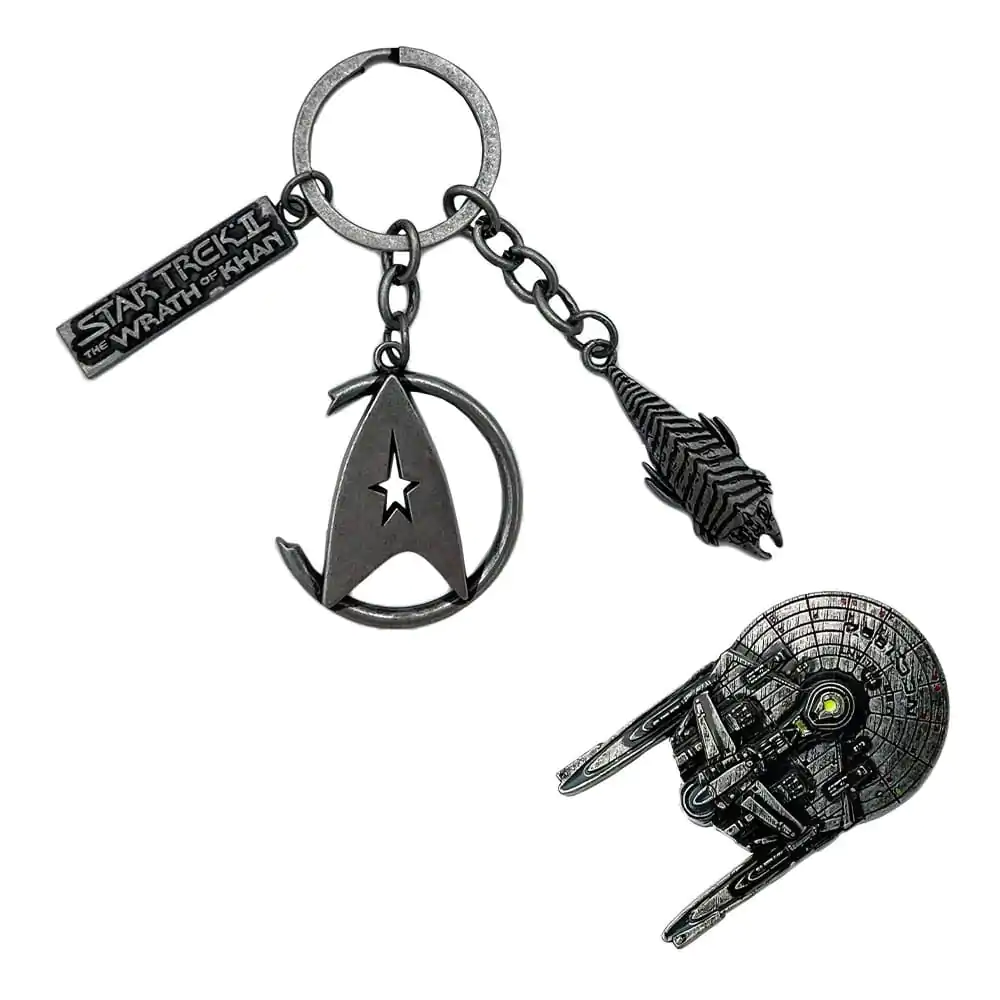 Star Trek II: The Wrath of Khan CHS Keychain and Pin Set termékfotó