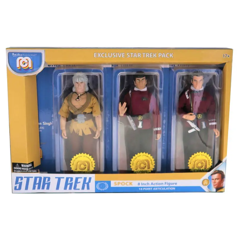 Star Trek Khan, Kirk, Spock 3db-os figura csomag 20cm termékfotó
