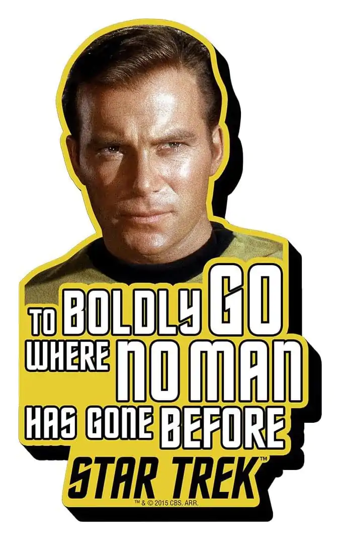 Star Trek: Kirk Quote Funky Chunky Magnet termékfotó