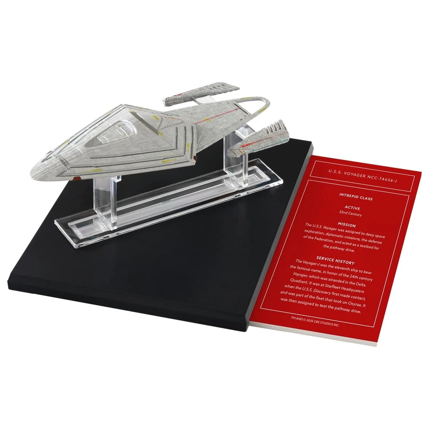 Star Trek Library Die-Cast U.S.S. Voyager NCC-74656-J 10 cm  termékfotó