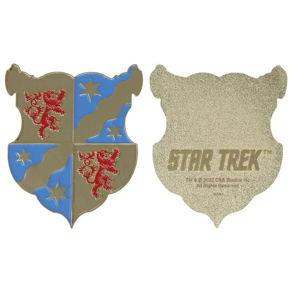 Star Trek Medallion Picard Family Crest Limitált kiadás termékfotó