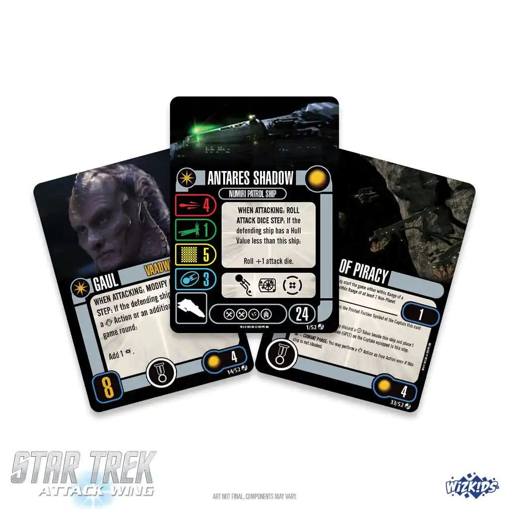 Star Trek Miniatures Game Expansion Attack Wing: Independent Faction Pack - Adversaries of the Delta Quadrant Angol nyelvű termékfotó