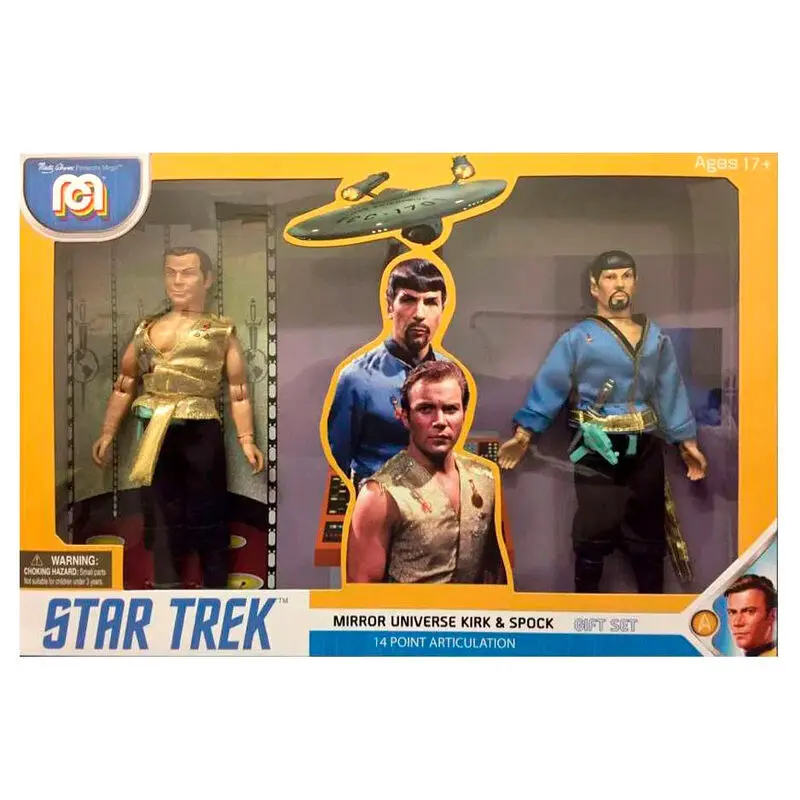 Star Trek Mirror Universe Spock and Kirk 2db-os figura csomag 20cm termékfotó