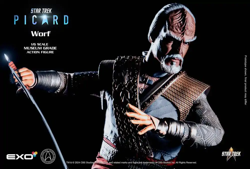 Star Trek: Picard 1/6 Worf akciófigura 30 cm termékfotó