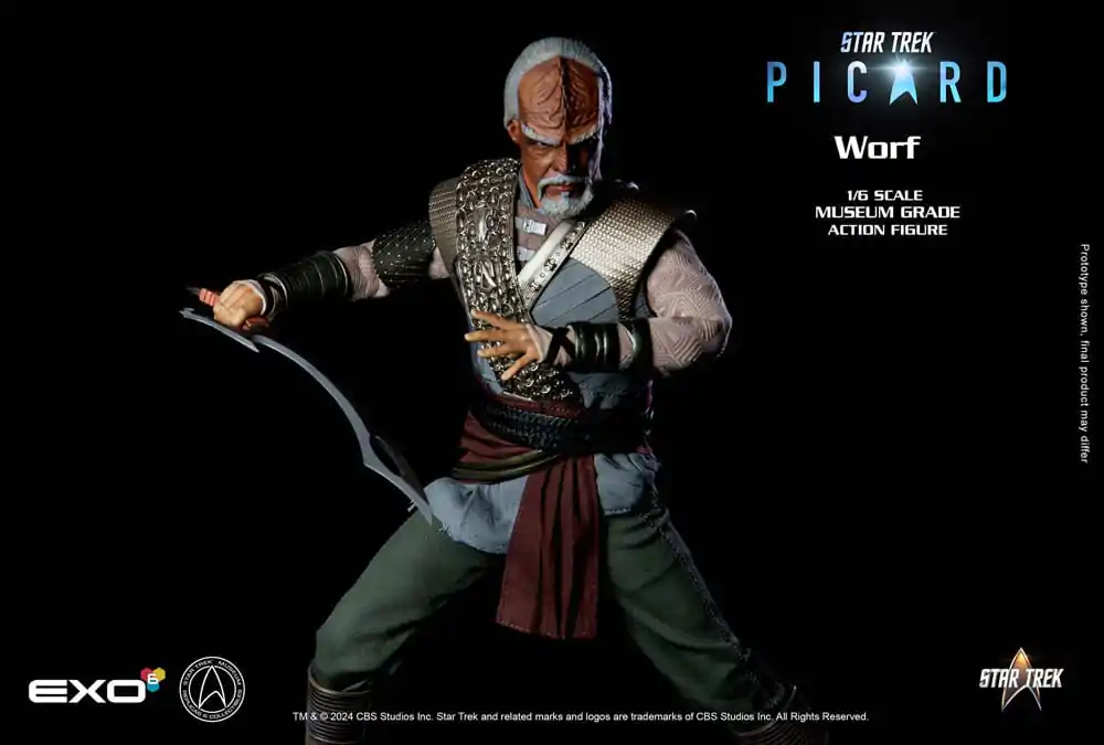 Star Trek: Picard 1/6 Worf akciófigura 30 cm termékfotó