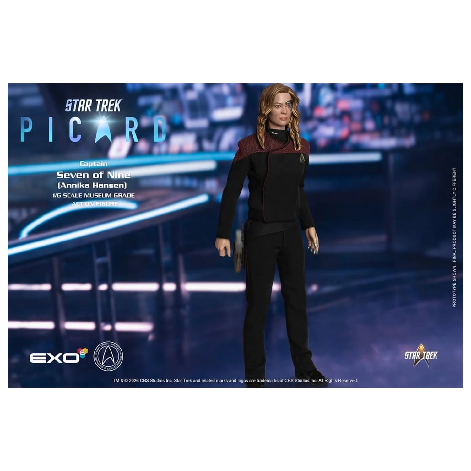 Star Trek: Picard akciófigura 1/6 Captain Seven of Nine 29 cm termékfotó
