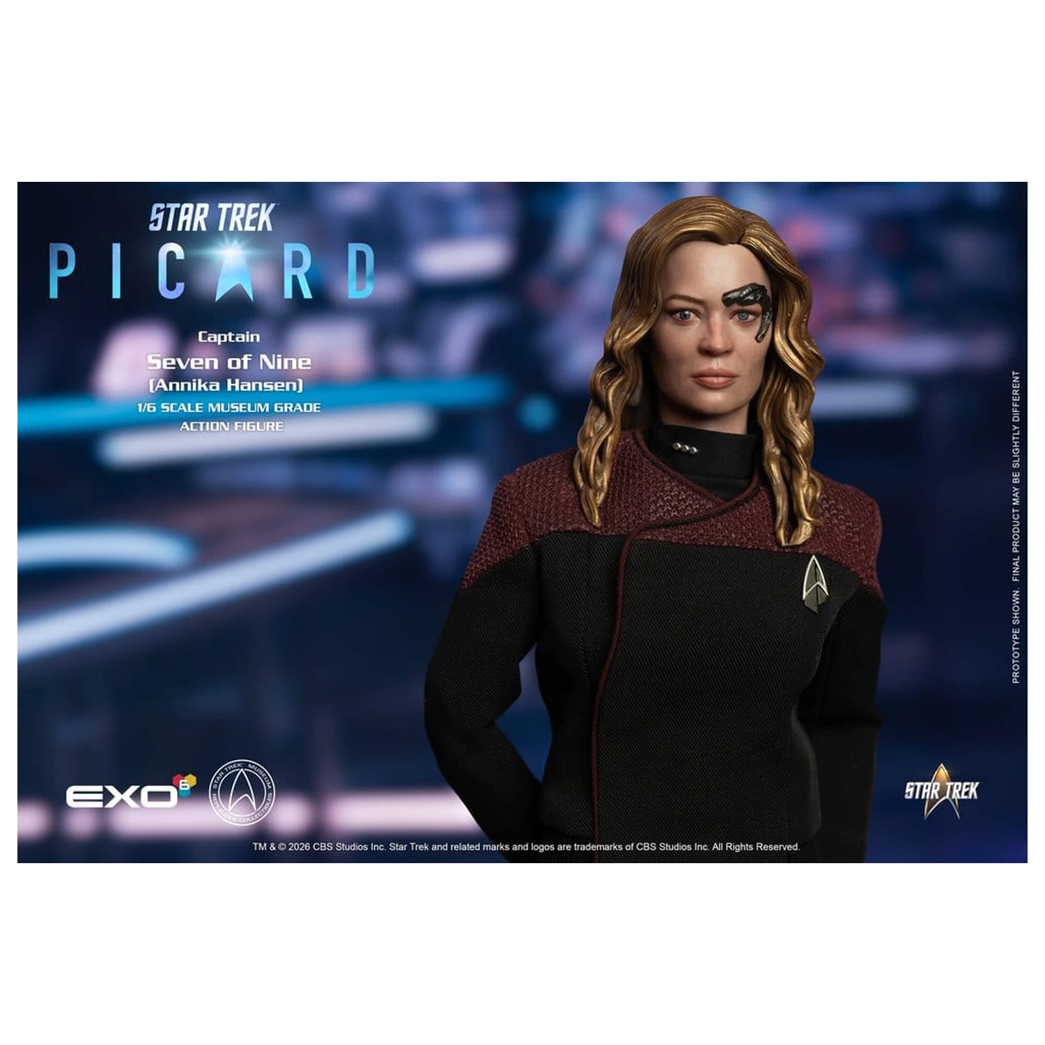Star Trek: Picard akciófigura 1/6 Captain Seven of Nine 29 cm termékfotó