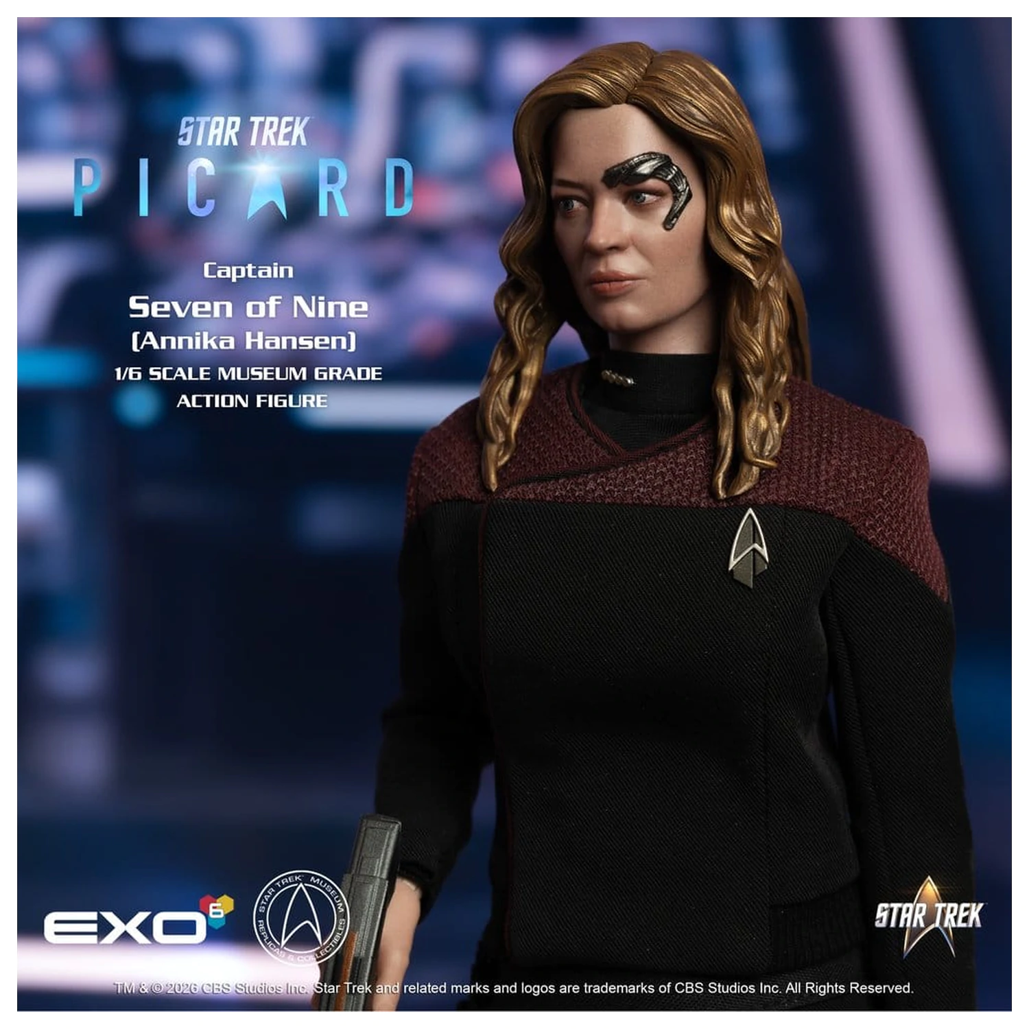Star Trek: Picard akciófigura 1/6 Captain Seven of Nine 29 cm termékfotó