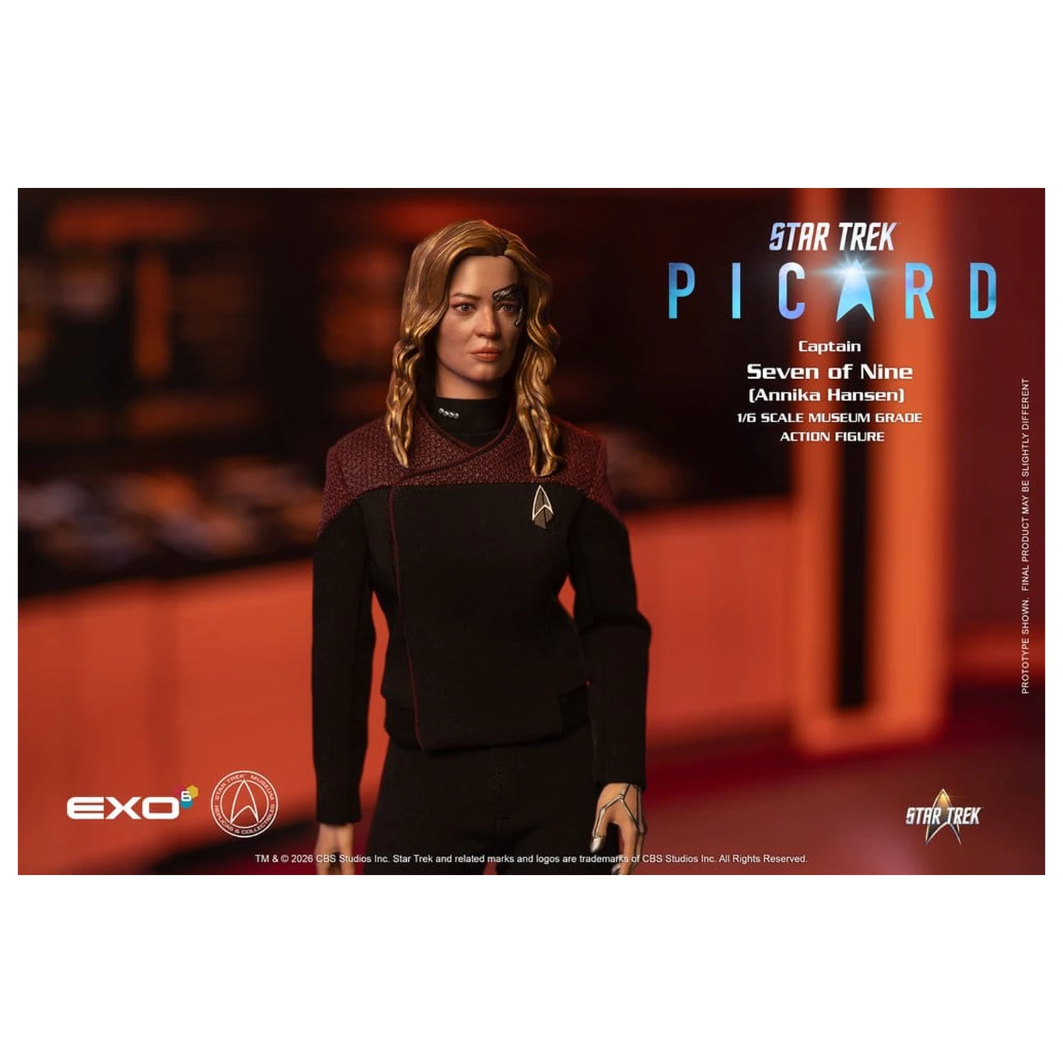 Star Trek: Picard akciófigura 1/6 Captain Seven of Nine 29 cm termékfotó