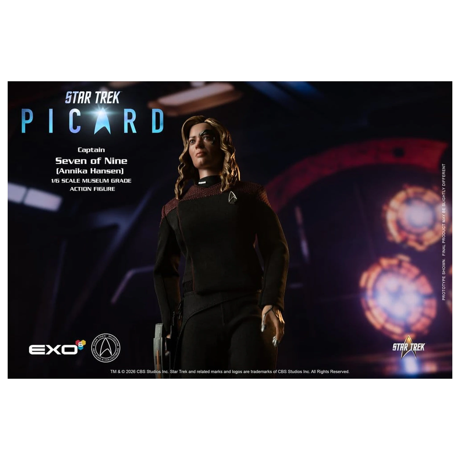 Star Trek: Picard akciófigura 1/6 Captain Seven of Nine 29 cm termékfotó