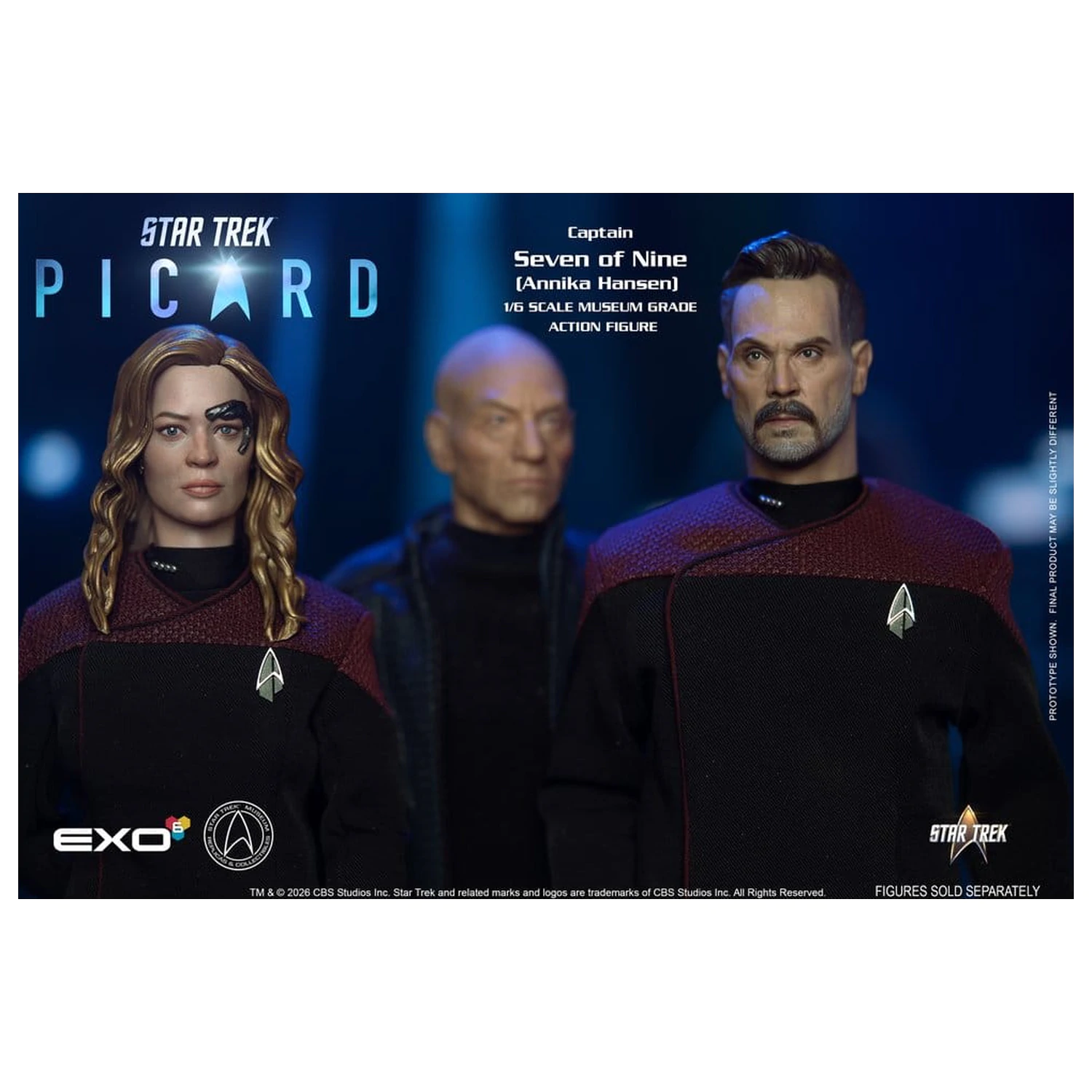 Star Trek: Picard akciófigura 1/6 Captain Seven of Nine 29 cm termékfotó
